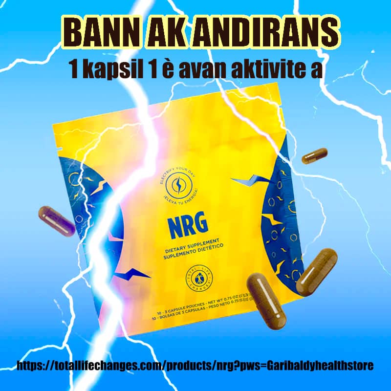NRG : pwodwi pou bann ak andirans